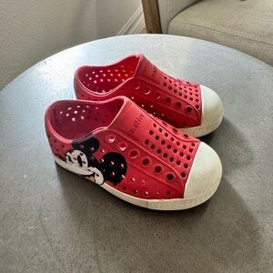 Native Kids Red Slip-On Sneakers
